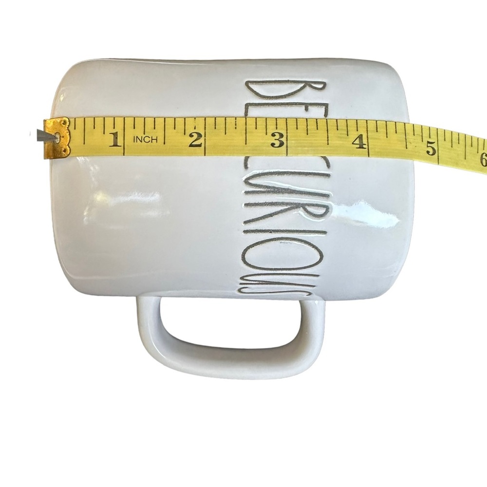 Rae Dunn BE CURIOUS Mug White with Large Long Letters Coffee Tea NWT 2018 OG - Picture 9 of 11